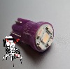 5X SMD! #555 BUMPERS & SPOTS - Extrêmement Lumineuse - T10(194) - VIOLET (Purple)