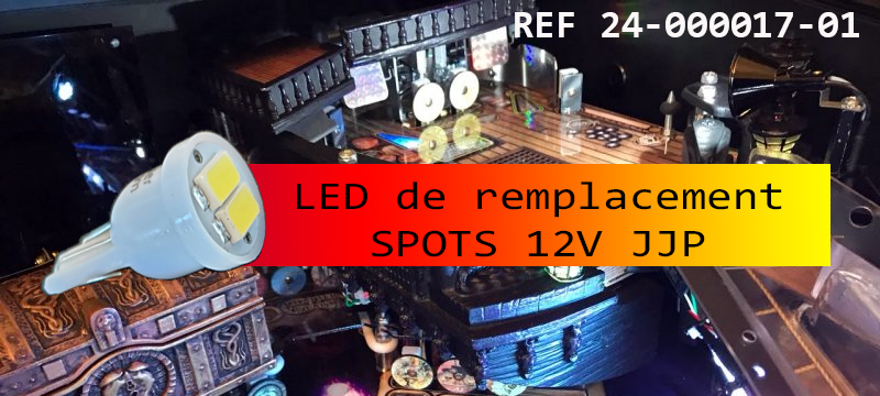 LED de remplacement pour JJP 12V/14V - Blanc Pur