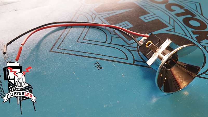 Support de lampe T10 avec déflecteur chrome
